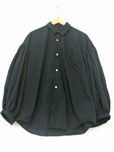 COMME des GARCONS COMME des GARCONS コムデギャルソン コムデギャルソン 長袖デザインシャツ M RG-B027 AD2020 ブラック ポリエステル