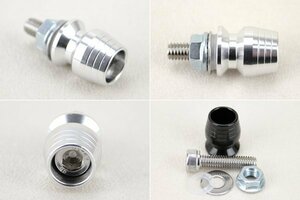 送料185円 6mm 荷掛フックボルト10個 銀GSX1300R隼 GSX-R1000 GSX-R600 GSX-R750 GSX-R1100 GS1200SS スタンドGSX400S刀 RGV250Γナンバー