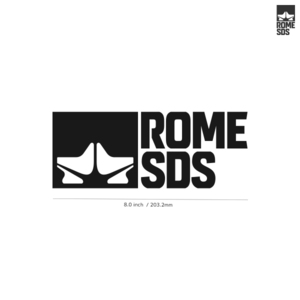 【ROME SDS】ローム★05★ダイカットステッカー★切抜きステッカー★8.0インチ★20.3cm