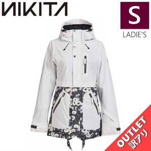 【OUTLET】 NIKITA SYCAMORE JKT WHITE Sサイズ レディース スノーボード スキー ジャケット JACKET アウトレット