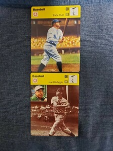 【超希少】★1977年 SportsCasterCard スポーツキャスターカードMLB★ベーブルース、ディマジオ、ロビンソン、アーロン、ベンチ、ミーア★