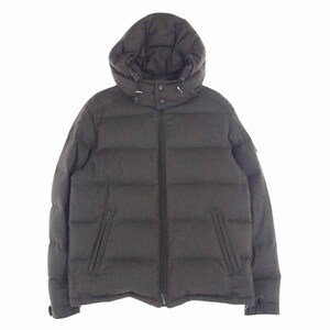 MONCLER モンクレール Montgenevre モンジュネーブル ウール ダウンジャケット カーキ系 5【中古】