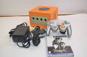 ★ソフト付き 動作良好★ゲームキューブ 本体 dol-001 オレンジ★GAMECUBE GC★ソウルキャリバー2★ニンテンドー 任天堂 Nintendo★