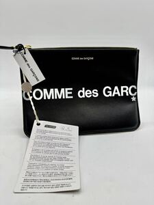 【未使用】COMME des GARCONS ギャルソン ポーチ レザー ブラック