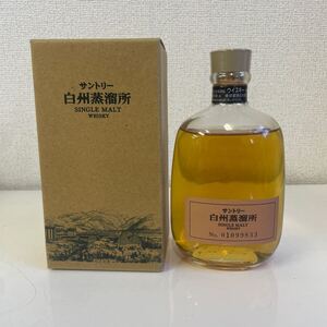 【未開栓】SUNTORY サントリー 白州蒸溜所限定 シングルモルト ウイスキー 300ml 43% 箱付 