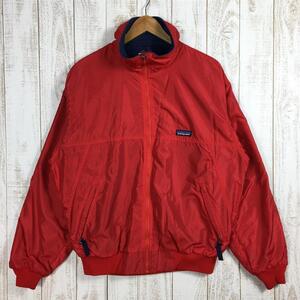 MENs M パタゴニア 1994 シェルド キャプリーン ジャケット Shelled Capilene Jacket フレンチレッド×チャードブル