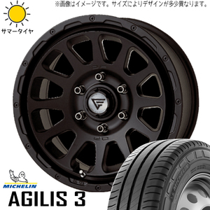 215/65R16 サマータイヤホイールセット ハイエース (MICHELIN Agilis3 & DELTAFORCE OVAL 6穴 139.7)