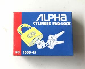 【最安値＆送料無料】【45mm】ALPHA アルファ 南京錠