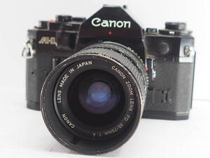 ★ジャンク★ キヤノン CANON A-1 ブラックボディ ＋ NEW. FD 35-70ｍｍ Ｆ4 ＃A1250