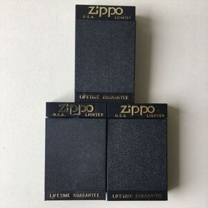 【送料無料】U.S.A Zippo LIGHTER 収納プラケース 3点セット レギュラーサイズ LIFETIME GUARANTEE中古品 現状品 ジッポーライター