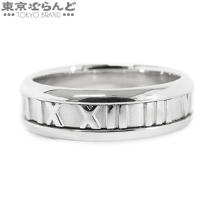 101743470 ティファニー TIFFANY&Co. アトラス リング ホワイトゴールド K18WG 21.5号相当 リング・指輪 ユニセックス 仕上済