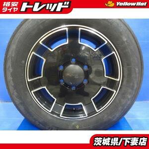 ハイエース ハイラックス 中古 デイトナ ユーロ 16インチ 7J +38 6穴 139.7 新品 ナンカン CW-20 215/65R16 109/107 セット トヨタ