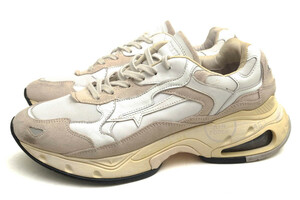 PREMIATA プレミアータ ローカットスニーカー 023 SHARKY 牛革 ダッドスニーカー ヴィンテージ加工