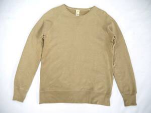 Barns バーンズ 吊り編み ガゼット クルーネックスウェット (M) Lot.294