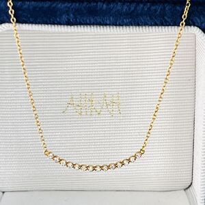 アーカー ビリーブユー ロングネックレス　ダイヤ　0.10ct