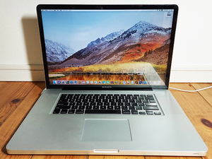 希少モデル、17インチ／MacBook Pro／A1297／高解像度Full HD／i5 2.53Ghz／10.13＆CS6他　／すぐに使えます。