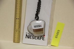 ネスカフェ クリーナー ストラップ 検索 Nescafe 根付 非売品 ノベルティ グッズ 企業物 Nescaf マーク