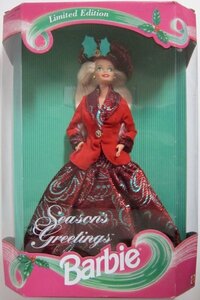 1994 マテル クリスマス シーズンズ・グリーティングス バービー 人形 MATTEL Season