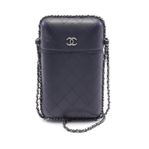 シャネル マトラッセ ブランドオフ CHANEL ラムスキン（羊革） ショルダーバッグ ラムスキン 中古 レディース