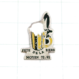 DKG★PINS ピンズ ピンバッチ ピンバッジ ピンバッヂ フランス P1244　FETE DELA BIERE MOYEN　ビール　ジョッキ