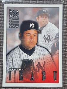 1998 Donruss Studio #18 HIDEKI IRABU New York Yankees Lotte Orions Chiba Lotte Marines