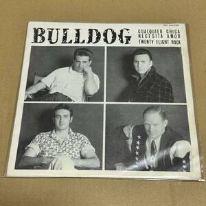 BULLDOG 20 flight rock EP ネオロカ ロカビリー スパニッシュ サイコビリー クリームソーダ ストレイキャッツ エディコクラン lp レコード