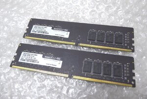 ■◆ TEAM GROUP DDR4 2133 16GB 2枚 計32ＧＢ TED416G2133C15BK ＰＣメモリ　取り外し　ＰＣパーツ　