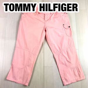 TOMMY HILFIGER トミーヒルフィガー ハーフパンツ 刻印ボタン サーモンピンク W29 01/05