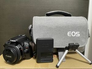 【一眼レフ★FlashAir16GBセット】 Canon EOS Kiss X7 単焦点レンズ EF40mm F2.8 STM レンズプロテクター バッグ 充電器 バッテリー