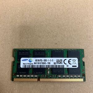 O175 SAMSUNG ノートPCメモリ 8GB 2Rx8 PC3L-12800S 1枚