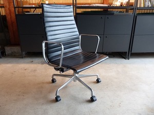 b■Herman Miller（ハーマンミラー）4脚セット｜イームズ アルミナムグループ エグゼクティブチェア ｜ビンテージ/ハイバック/レザー