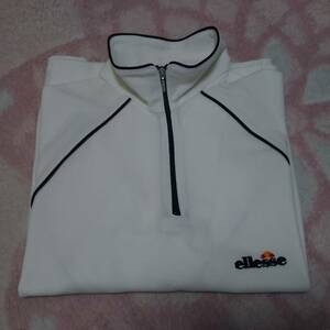 今だけsale！ 【ellesse エレッセ】 『ladies レディース wear ウェア』 Lサイズ ホワイト色♪♪♪ スポーツ ウォーキング ランニング