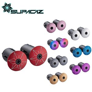 SUPACAZ スパカズ STAR PLUGZ ANODIZED スタープラグアノダイズド レッド