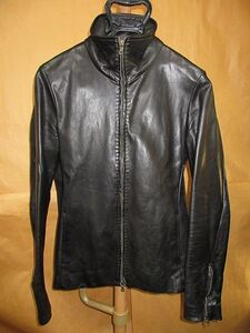 wjk 定価199500円　 C-DIEM Calf Leather Blouson カルペディエム　レザー　シングル　ライダース　ジャケット　黒　M