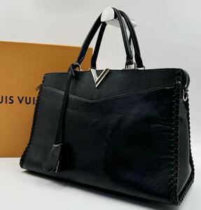 1円【美品・希少】ルイヴィトン LOUIS VUITTON ハンドバッグ ヴェリージップ モノグラム 型押し ノワール 黒 ブラック レザー V金具