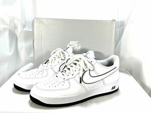 ナイキ　エアフォース1 30cm ブラック　ホワイトNIKE AIR FORCE 1 