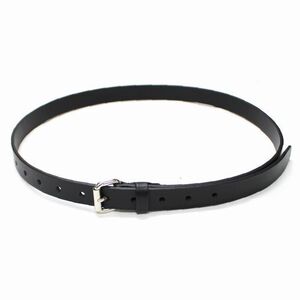 SOPHNET. ソフネット LEATHER BELT レザーベルト L ブラック