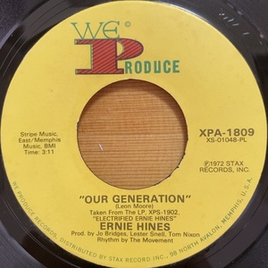 ERNIE HINES WHAT WOULD I DO / OUR GENERATION 45