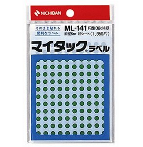 （まとめ買い）ニチバン マイタック ML-141 緑 ML-141-3 00740437 〔×10〕