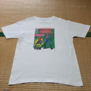 90s USA製 SMA Santa Monica Airlines The Wonder Twins Tシャツ サイズL サンタモニカエアラインズ スケートボード ヴィンテージ 