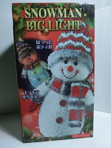 SNOWMAN BIG LIGHT (RED)