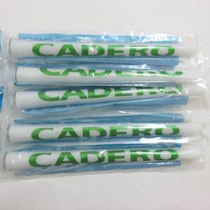 カデロ 2X2 PENTAGON Solo 60R WH×グリーン 5本組 CADERO ペンタゴン ウッド アイアン用 両面テープ装着 ホワイト GREEN バックラインなし