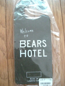 ＬＯＷＲＹＳ ＦＡＲＭ　ローリーズファームBEARS HOTELドアノブサイン風メモ帳おしゃれベアーズホテル