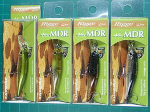 ジップベイツ リッジ 46S MDR 廃盤モデル ZIPBAITS Rigge 4個セット