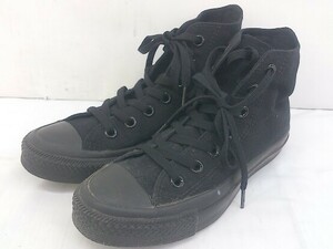 ◇ CONVERSE コンバース 品番記載なし ハイカット スニーカー シューズ サイズ22.0cm ブラック レディース