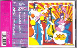 ☆XTC/ORANGES＆LEMONS◆89年発表のジャケット通りのカラフルなサイケ・ポップの名曲満載の大名盤◇レアな92年の国内盤の歌詞・対訳＆帯付