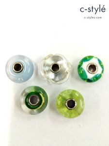 J710a [セット] TROLL BEADS トロールビーズ ガラスビーズ アクセサリー 計5点 | シルバー G