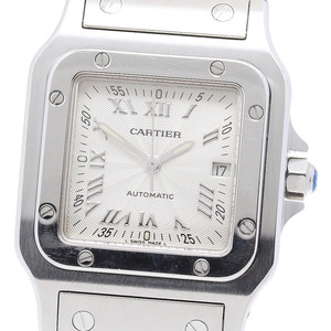 カルティエ CARTIER W20040D6 サントスガルベ LM デイト 自動巻き メンズ _838357