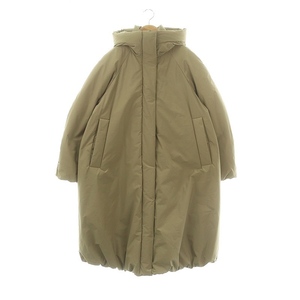 クラネ CLANE 23AW BALLOON HOODIE LONG DOWN COAT ダウンコート ダウンジャケット アウター 0 カーキ /DF ■OS ■SH レディース