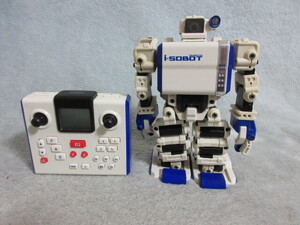 ●TAKARA　i-SOBOT●アイソボット 2足歩行ロボット 本体+リモコン●全高１６cm●